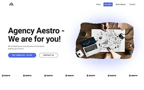 Agency Astro Template Page