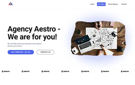Agency Astro Template Page