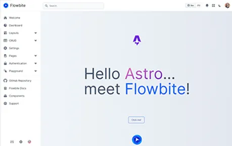 Flowbite Astro