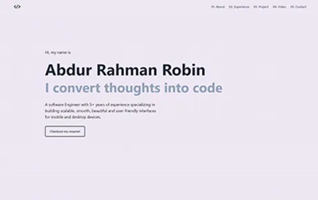 Personal Website Astro