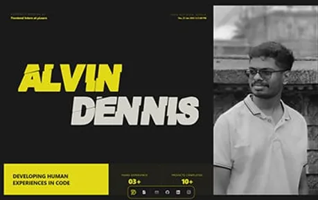 Portfolio Website Alvin